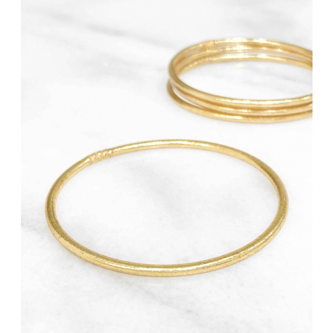 Bracelet bouddhiste fin doré