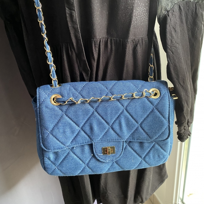 Sac en jean foncé