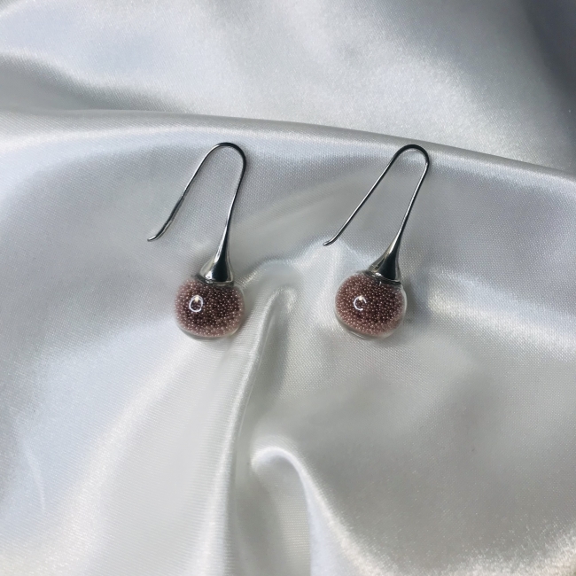 Boucles d'oreilles micro billes