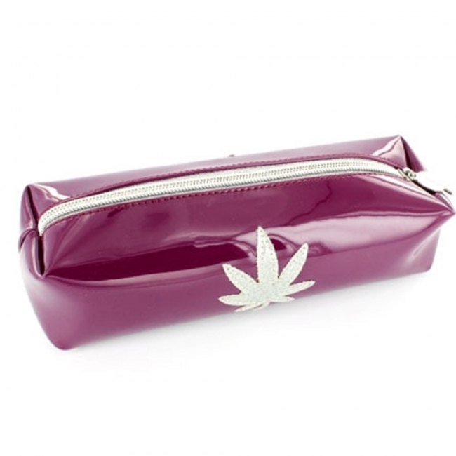 Trousse école vinyl violette