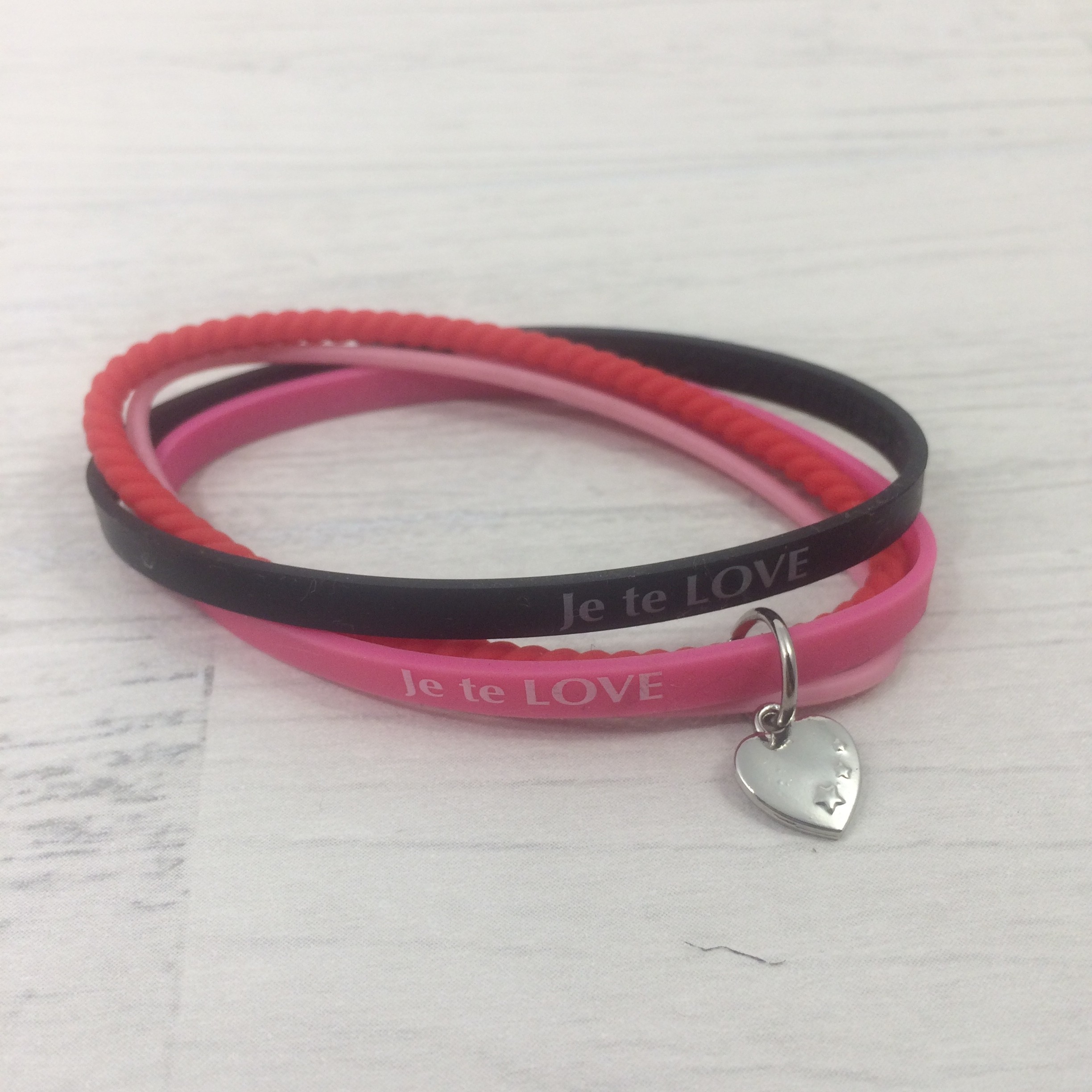 Bracelets en silicone multicolores itisbijoux.fr