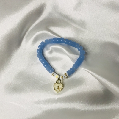 Bracelet bleu "LOVE"