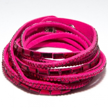 Bracelet strass fushia
