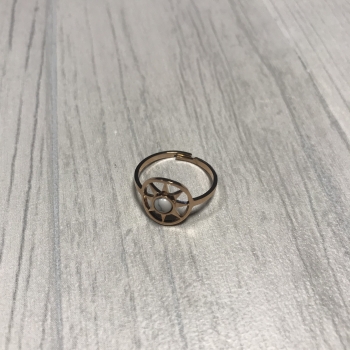Bague cercle soleil
