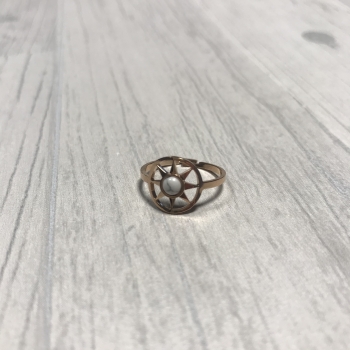 Bague cercle soleil