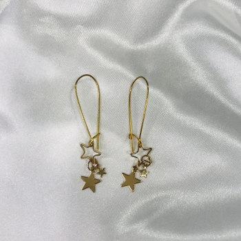 Boucles d'oreilles étoiles