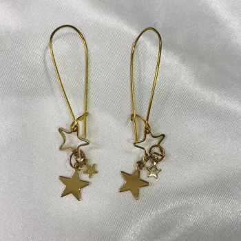 Boucles d'oreilles étoiles