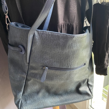 Sac cabas bleu foncé