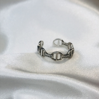 Bague en argent et zirconia