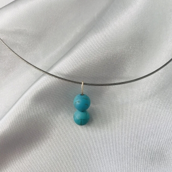 Collier ras de cou pierres naturelles