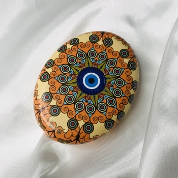 Miroir de sac orange